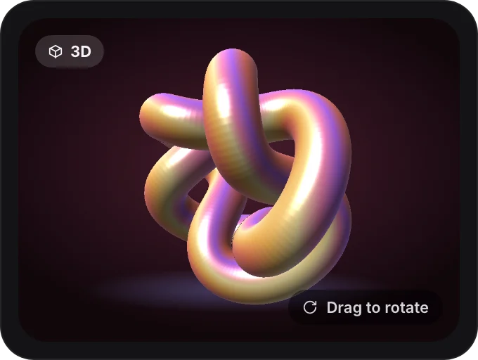 Example 3D post you can rotate