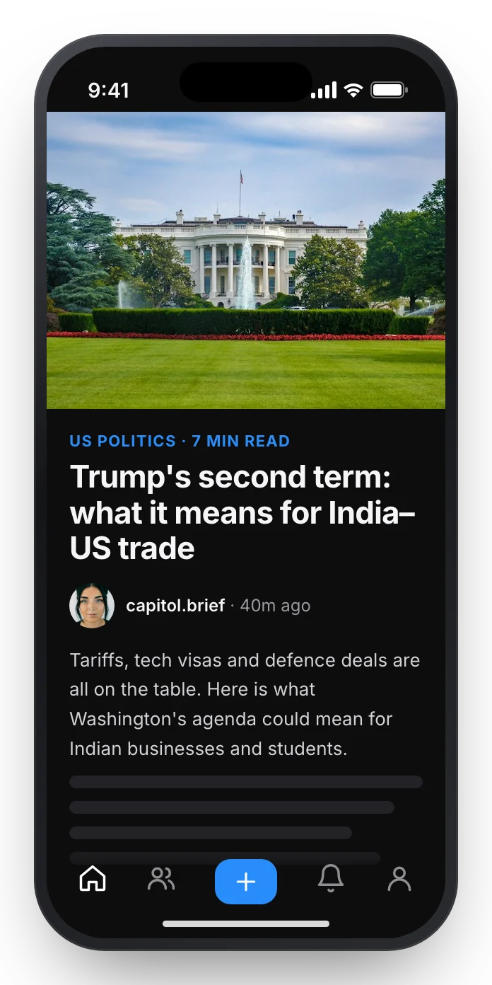 A US politics article in Matrix Arena